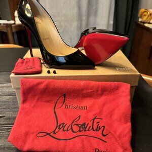 Christian Louboutin Pigalle Follies 100 Black Patent